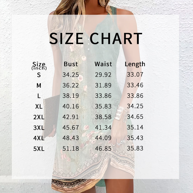 A-Line Floral Midi Tank Dress