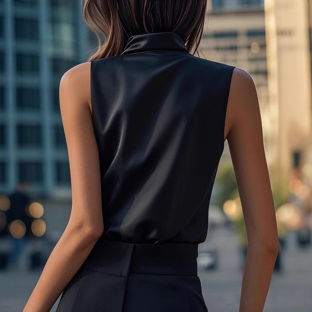 Solid-Color Off-the-Shoulder Tank Top