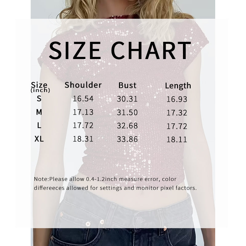 Sexy Backless Sequin Top