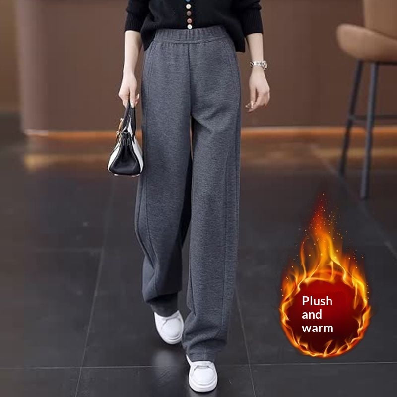 Slimming Relaxed-fit Wide-leg Pants For Women Casual Style.