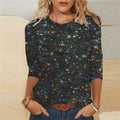 Sequin Crew-Neck T-Shirt