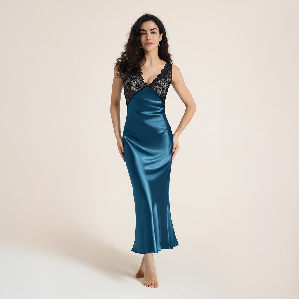 Sexy Lace-Trimmed Bodycon Dress