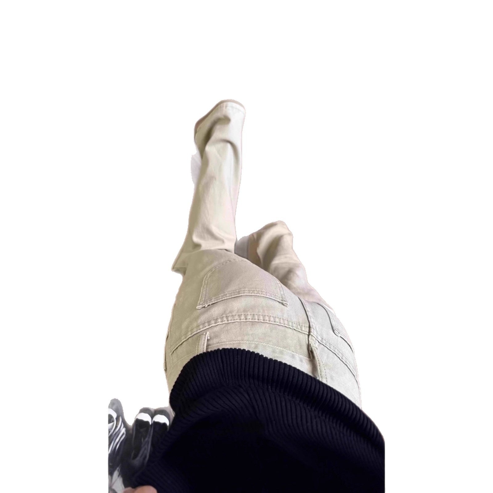 Vintage Khaki Flared Pants