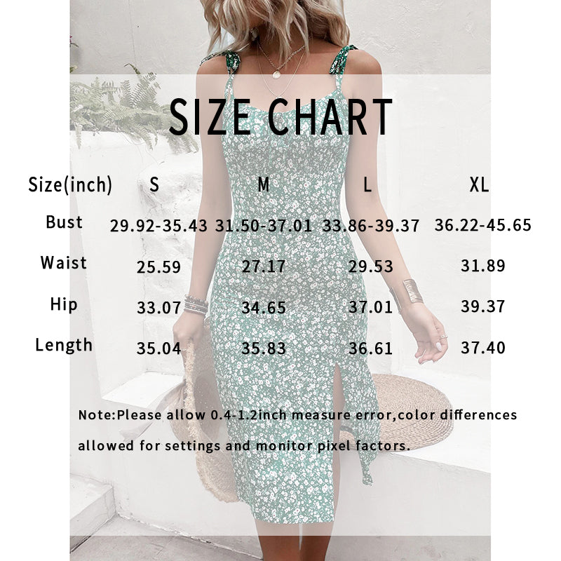 Floral Tie-Shoulder Boho Cami Dress