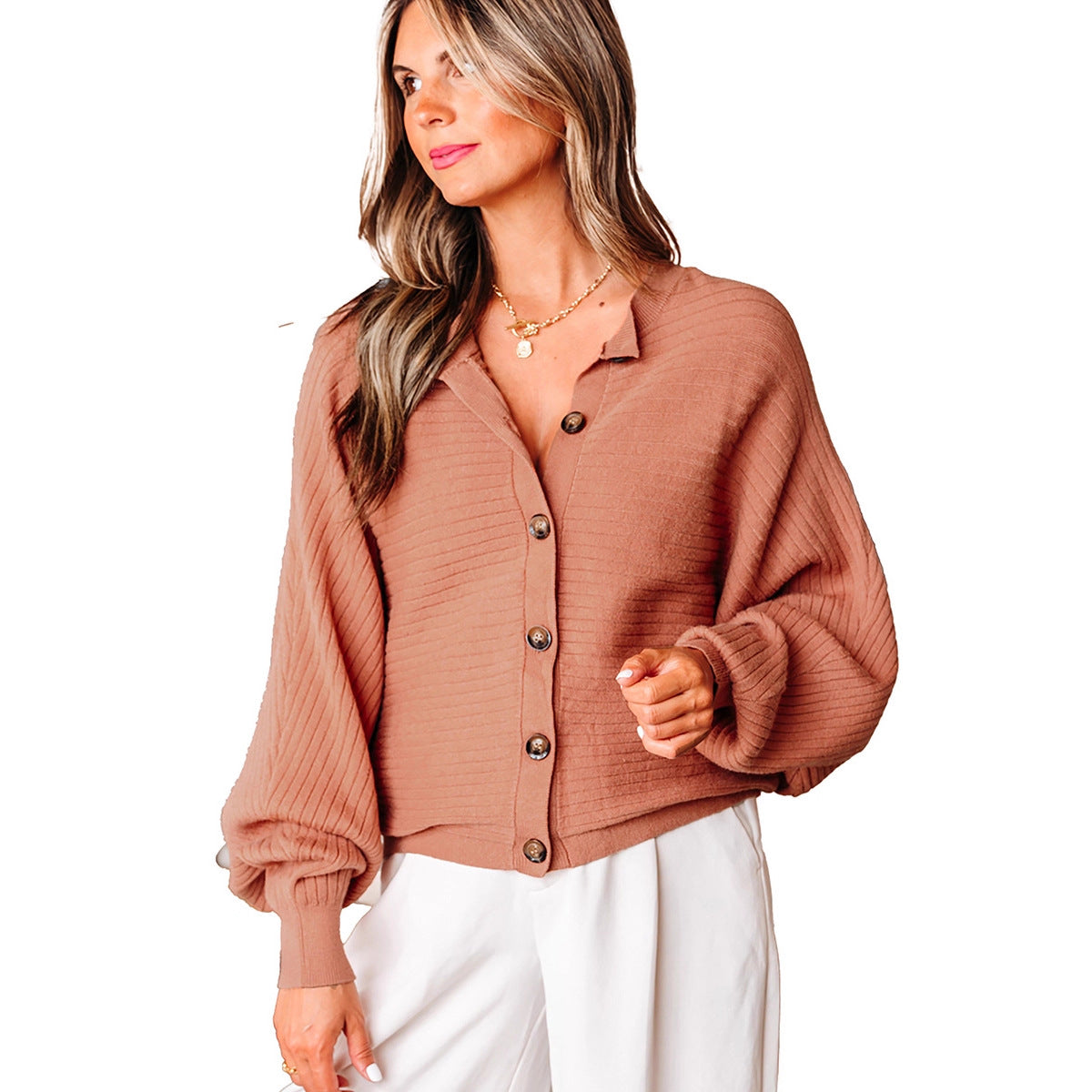 Versatile Loose Long-Sleeve Cardigan