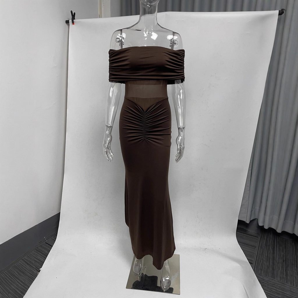 Sleeveless Pleated Party Dress