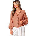 Versatile Loose Long-Sleeve Cardigan