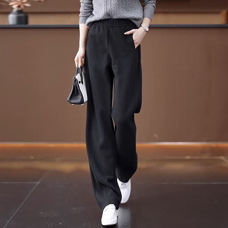 Slimming Relaxed-fit Wide-leg Pants For Women Casual Style.